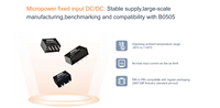 Catu Daya Industri Modul Daya DC ke DC Tunggal K7805-2000R3 24V 12V 5V -5V 2A 1A Output Switching Mode Power Supply
