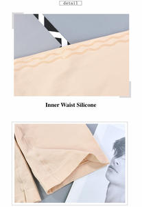 Taille intérieure Silicone anti-dérapant contrôle du ventre mais sans compression sur les jambes Shorts de mise en forme - Product Image 5