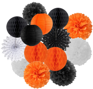 Jack-o'-lantern teschio <span class=keywords><strong>fantasma</strong></span> pipistrello striscioni bandiere turbiniera ghirlanda ventagli di carta pon pon tovaglia <span class=keywords><strong>per</strong></span> decorazioni <span class=keywords><strong>per</strong></span> feste di <span class=keywords><strong>Halloween</strong></span> - Product Image 3