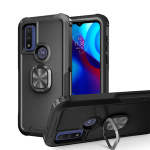 3 in 1 Hybrid <strong>Phone</strong> <strong>Cases</strong> Holder Ring Shockproof <strong>Phone</strong> <strong>Case</strong> for Motorola Moto G Pure Power 2022 Back Cover Protection <strong>Cell</strong> <strong>Phone</strong> - Product Image 1