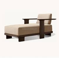 Ensemble de meubles d'extérieur Dune chaise en aluminium Mobilier de jardin contemporain de luxe en métal Canapé haut de gamme