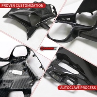 Salida de Aire Acondicionado para Auto, Estilo OEM, Fibra de Carbono Seca de la Mejor Calidad, para Kit Interior de Ferrari 458