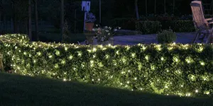 나무 마당 파티 파티오 크리스마스 장식을위한 특별 제공 반짝임 스타 8 모드 방수 그물 조명