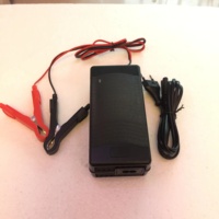 Chargeur de batterie au plomb scellé Hagors 120W 24V5A avec mode flottant pour trottinette électrique et fauteuil roulant, avec pinces crocodiles