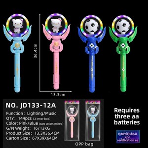 Varita Mágica Luminosa para Niñas, Juguete <span class=keywords><strong>de</strong></span> Moda, Varita <span class=keywords><strong>de</strong></span> Hada Brillante BaraBara, Plástico, Venta al por Mayor en Puestos <span class=keywords><strong>de</strong></span> Calle <span class=keywords><strong>de</strong></span> Guangdong - Product Image 2