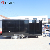 Food Truck Mobile et Personnalisable avec Certification CE, Cuisine Mobile et Remorque Alimentaire Carrée pour Café et Restauration