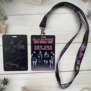 Trung Quốc Nhà cung cấp không có tối thiểu K-POP Ribbon Kpop sự kiện vượt qua nhập học truy cập ID chủ thẻ màu hồng VIP vượt qua PVC thẻ dây buộc - Product Image 2