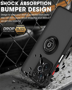 Funda mate para teléfono móvil, funda trasera dura para PC, soporte para anillo, funda Kickstnd para Redmi Note 12 <span class=keywords><strong>Pro</strong></span> + <span class=keywords><strong>Pro</strong></span> 4G 5G - Product Image 4