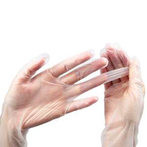 도매 AIC 브랜드 투명 일회용 비닐 장갑 맞춤형 & 파우더 프리 일상용 보호용 의료 검사용 - Product Image 5