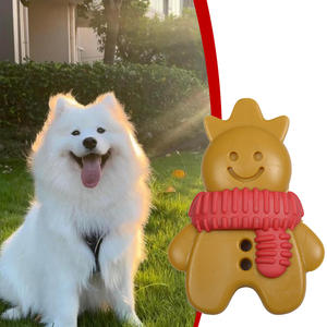 Fábrica al por mayor interior hombre jengibre juguetes para masticar mascotas, juegos interactivos, mascota TPR ecológico juguetes para masticar perros - Product Image 1