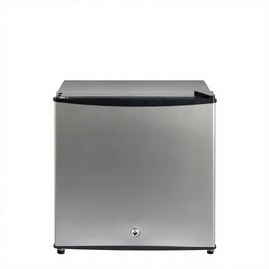 Mini-réfrigérateur vertical en acier inoxydable à porte battante simple, électrique, pour hôtel et usage domestique - Product Image 3