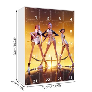 K-POPデーモンハンター魔女狩りクリスマスアドベントカレンダーブラインドボックス | 24日アクリルペンダントキーチェーンギフトセット - Product Image 4