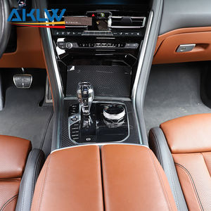 Accessoires d'intérieur en Fiber de carbone véritable pour <span class=keywords><strong>BMW</strong></span> Série <span class=keywords><strong>8</strong></span> M850i G14 G15 G16 2019-2022 Garniture de panneau de changement de vitesse à commande <span class=keywords><strong>centrale</strong></span> - Product Image 6