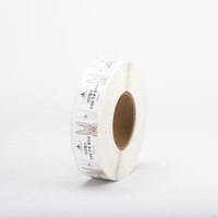 Étiquette adhésive de taille personnalisée emballage de lingette humide pour couches savon liquide papier toilette acrylique découpé à l'emporte-pièce étanche pour les soins personnels