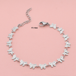 <span class=keywords><strong>Pulsera</strong></span> de Mariposa de Acero Inoxidable 316 de Alta Calidad, <span class=keywords><strong>Pulsera</strong></span> TOUSES, Regalo de Joyería para Mujer - Product Image 2
