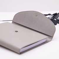 Organisateur en cuir multifonctionnel Compendium Travel Planners Notebooks case Stationery Gift Two Pocket A5 Portfolio Folders