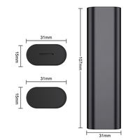 Mini Adaptador OTG 6 en 1 Tipo-C de Carga Rápida de 60W con Cobre/PVC/ABS para Transferencia de Datos IOS y Android