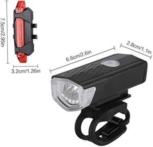 TAIKOO-Feu arrière de <span class=keywords><strong>vélo</strong></span> étanche IPX4 avec LED rouge pour enfants et adultes - Product Image 2