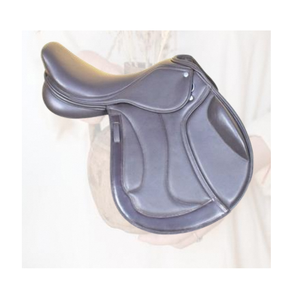 Silla de Montar de Salto Cubierta de Cuero con Paneles de Doble Solapa, Asiento de Contacto Cercano, Estructura de Alta Resistencia y Larga Duración - Product Image 5