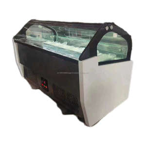 Vitrina de exhibición de helados comercial de gran capacidad con congelador Vitrina de paletas Nevera a la venta - Product Image 2