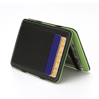 Dompet Pria Kulit PU Ajaib, Tempat Kartu Bank, Dompet Multifungsi, Dompet Koin, Dompet Saku untuk Pria Wanita - Promo!