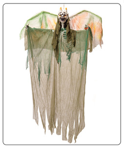 Decorazione per Parchi a Tema, Atmosfera Horror per le Feste, Demone Elettrico con Ali Svolazzanti, Angelo Luminoso, Grande Fantasma Sospeso per Halloween - Product Image 6