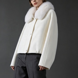 Manteau et veste d'hiver pour femmes de qualité supérieure, vente en gros d'usine Tyan, manteau élégant en cachemire, manteau en fourrure de renard - Product Image 4