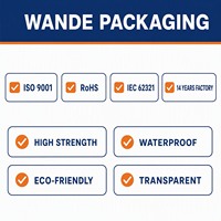 Film en polyimide WANDE, ambre, résistant aux hautes températures, film plastique pour isolation électrique, emballage électronique, OEM