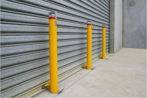 Specifiche delle linee guida per la spaziatura delle barriere stradali specifica paletti di parcheggio riflettenti mobili rimovibili con serratura in acciaio inossidabile - Product Image 5