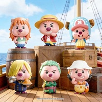 Nouvel ensemble de figurines authentiques ZANMANG LOOPY & One Piece en boîte mystère, jouets d'ornement mystère d'anime à collectionner