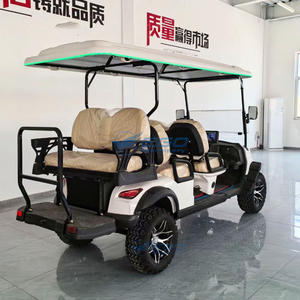 Voiture <span class=keywords><strong>de</strong></span> golf électrique 4 places personnalisable populaire pour les agences immobilières, les hôtels, les sites touristiques, les navettes, les visites touristiques - Product Image 5