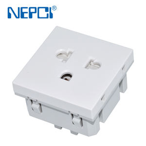 Module de <span class=keywords><strong>prise</strong></span> électrique américaine 45x45mm XJY-QB-43-16A Type B canadien 3 broches avec mise à la terre - Product Image 3