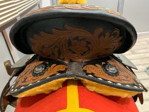 Selle occidentale de cheval en cuir indien de haute qualité pour arbre en plastique d'équitation - Product Image 4