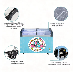 Autocollant de réfrigérateur en gros, résistant à l'eau, pour congélateur <span class=keywords><strong>et</strong></span> armoire, affiche murale décorative, étiquette autocollante pour magasin - Product Image 2