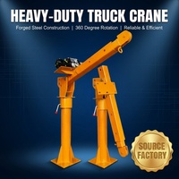 Treuil hydraulique électrique 0,5T 12V avec câble en acier, nouvelle grue pour camionnette, idéal pour les magasins de matériaux de construction, les hôtels et la vente au détail