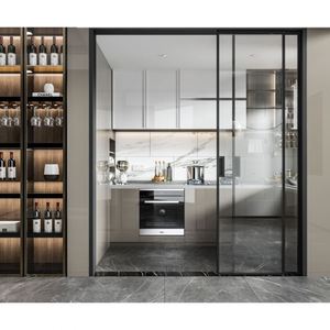 Factory Price Custom Luxury Plywood Carcass Lacquer <b>Kitchen</b> Cabinets <b>Furniture</b> Modern Pantry <b>Kitchen</b> Cabinet Organizer - Product Image 2