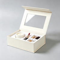 Factory Price MOQ 1000 Folding Carton Drawer Box Clear Window Pull Gift Box Transparent Lid Big Size Birthday Gift Paper