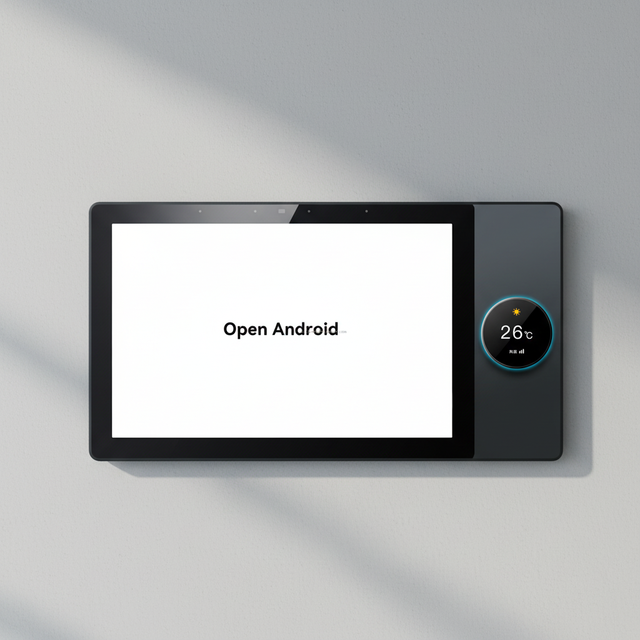 OEM Android 11 Smart Home Control Panel Wall Mount Touch Screen  Automation System Install Custom Firmware App Wireless Module