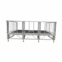 Escenario Modular de Aleación de Aluminio con Estructura Resistente a la Corrosión de 20x32 Pies, Instalación Rápida, Ligero, para Uso en Eventos