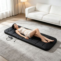 COSMO Neueste Version Ganzkörper-Massagematte mit Mehrfachmotor-Vibration und Heizfunktion für Langzeit-Sitzkomfort bei Muskelermüdung