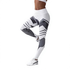 Leggings de Yoga para Mujer, Spandex/Nailon, Elásticos en 4 Direcciones, Secado Rápido, Transpirables, Ecológicos, Tallas Grandes, Colores Personalizados, Ropa de Gimnasio - Product Image 1