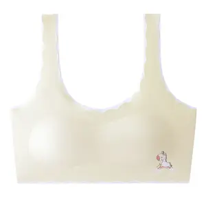 Professional Supplier New Teenage Junior School Girls Children's Cute Comfortable Vest Padded Bras for Girls