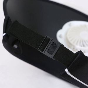 Sombrero de Paja de Ala Ancha con Ventilador Solar y USB para Mujer, Protección UV, 3 Niveles de Velocidad Ajustables, Hebilla Elástica - Product Image 4