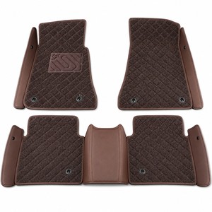 Tapis <span class=keywords><strong>de</strong></span> sol universels pour voiture en PVC, anti-salissures, faciles à nettoyer, 4-5-7 pièces, doublures intérieures pour voiture pour toutes les saisons - Product Image 6