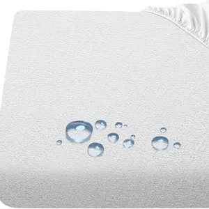 Washable Waterproof Terry Towel Cloth Mattress Pad Protector For Home Hotel Bed Cover