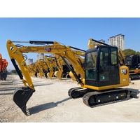 Mini Excavadora Usada Original de Alta Calidad CAT 306E en Buen Estado, Marca Reconocida, Excavadora de Orugas Pequeña CAT de Segunda Mano de 6 Toneladas