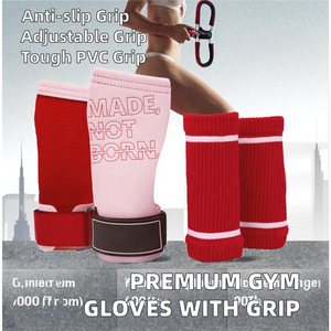 Guantes de Gimnasio Portátiles de Alta Calidad para Entrenamiento de Fuerza, Gimnasia, Levantamiento de Pesas, Ejercicio Físico, con Palma Antideslizante de PVC - Product Image 2