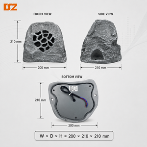 Sistema de Altavoces de Suelo Estéreo DSZ DS42C con Salida de 20-30W para Jardín y <span class=keywords><strong>Restaurante</strong></span> - Product Image 3