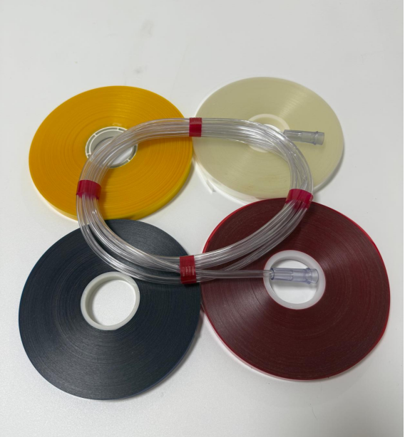 Bundling Infusion Tube Tape Hot Melt Plastic Opp Tape 12mm Wide 150m Long Opp Banding Film Roll for Banderole Machine