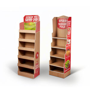 عرض من الورق المقوى القابل لإعادة التدوير سوبر ماركت دعائي مخصص - Product Image 5